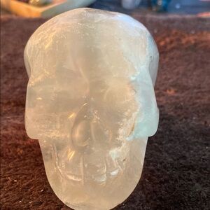Fluorite skull 1.80lbs